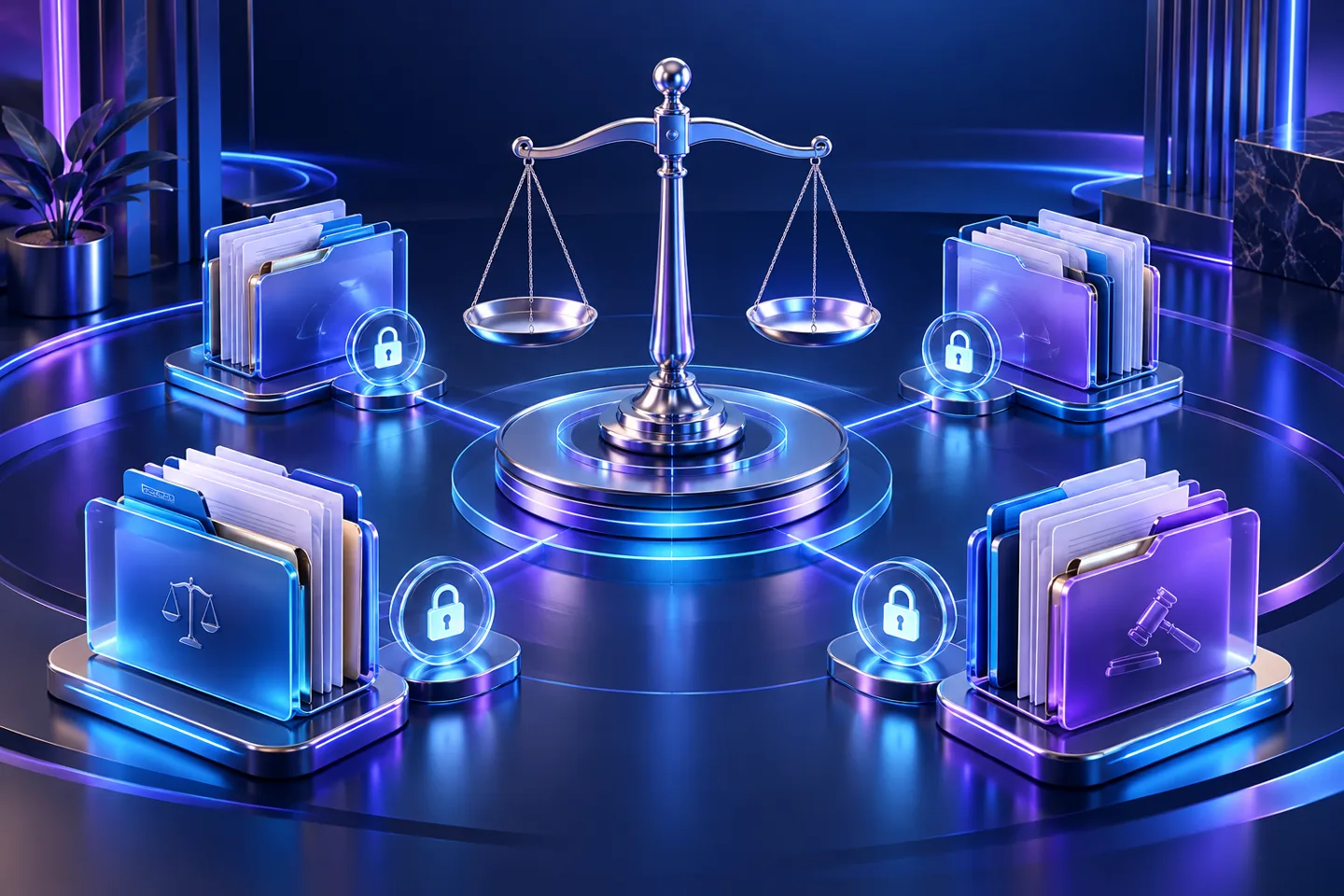 Illustration : IA avocat gestion dossiers