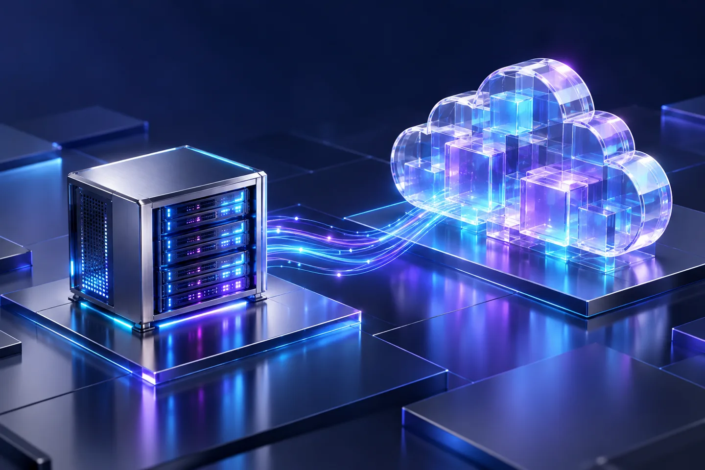 Illustration : IA locale ou cloud